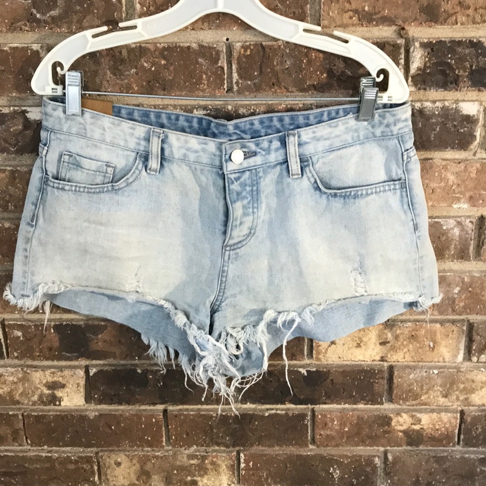 Denim shorts